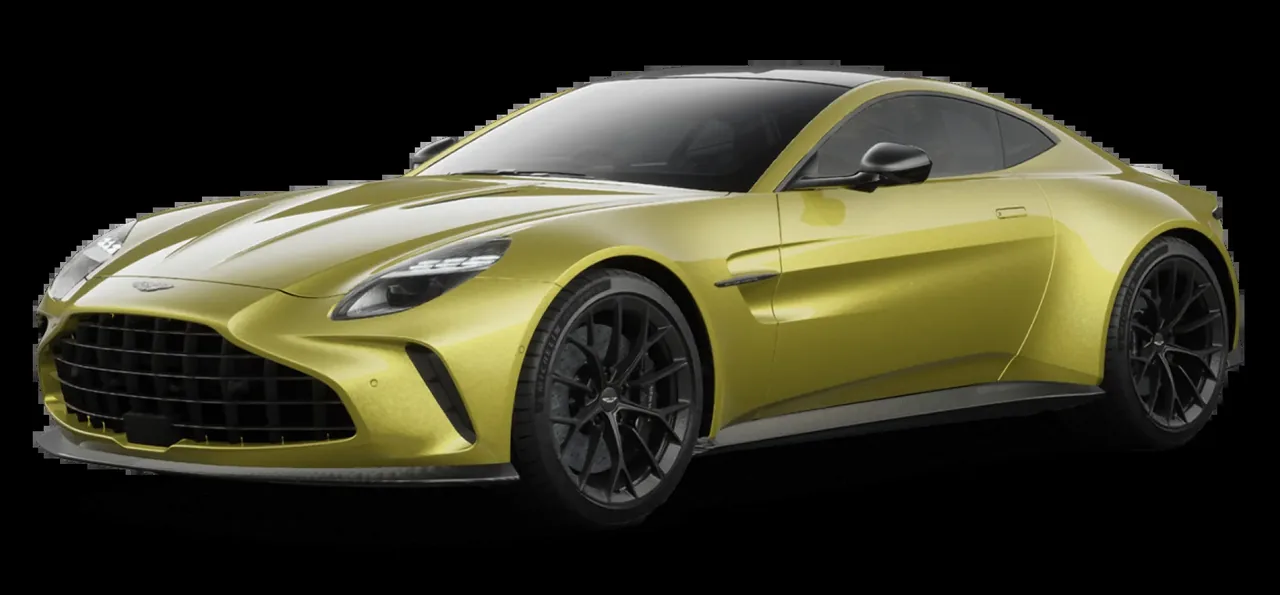 أستون مارتن Vantage S باللون الأصفر